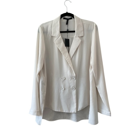 NWT BCBG Max Azria Double Breasted Blouse - Picture 1 of 10